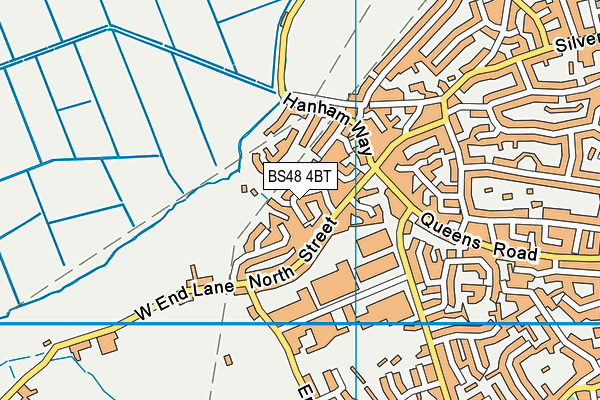 BS48 4BT map - OS VectorMap District (Ordnance Survey)