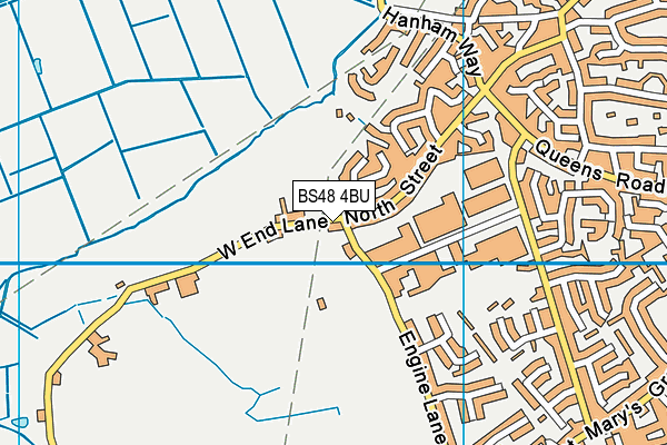 BS48 4BU map - OS VectorMap District (Ordnance Survey)