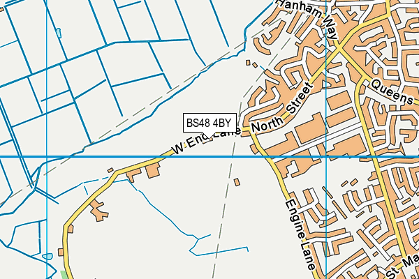 BS48 4BY map - OS VectorMap District (Ordnance Survey)