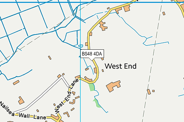 BS48 4DA map - OS VectorMap District (Ordnance Survey)