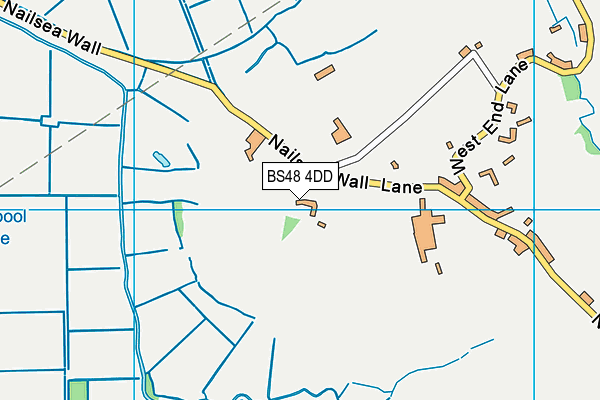 BS48 4DD map - OS VectorMap District (Ordnance Survey)