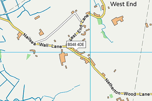 BS48 4DE map - OS VectorMap District (Ordnance Survey)