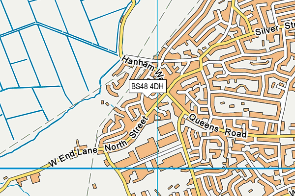 BS48 4DH map - OS VectorMap District (Ordnance Survey)