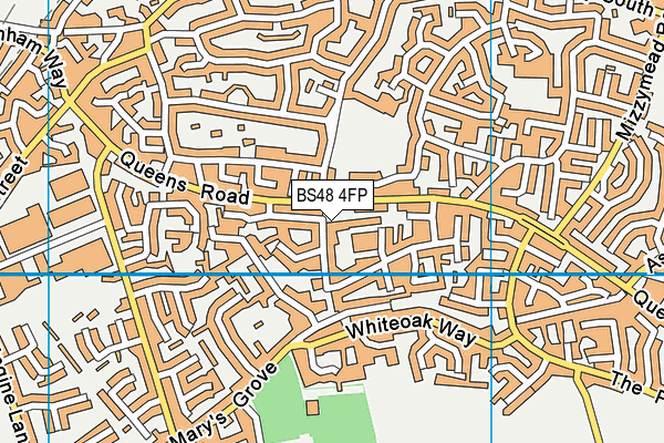 BS48 4FP map - OS VectorMap District (Ordnance Survey)