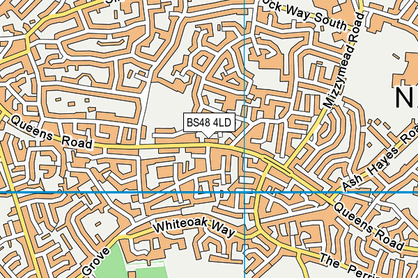 BS48 4LD map - OS VectorMap District (Ordnance Survey)
