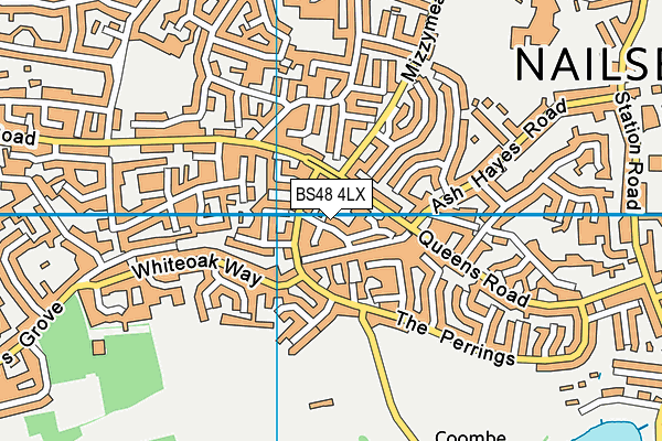 BS48 4LX map - OS VectorMap District (Ordnance Survey)