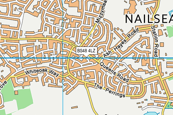 BS48 4LZ map - OS VectorMap District (Ordnance Survey)