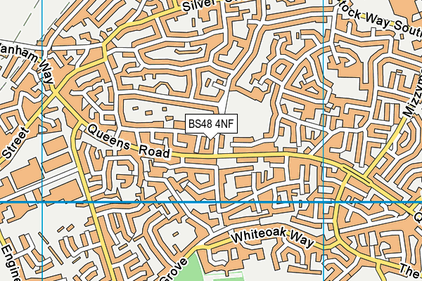 BS48 4NF map - OS VectorMap District (Ordnance Survey)