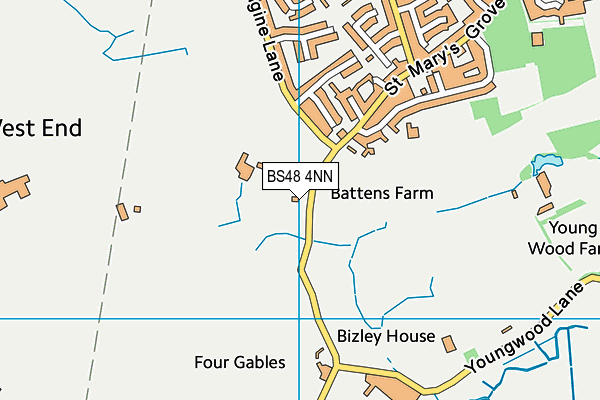 BS48 4NN map - OS VectorMap District (Ordnance Survey)