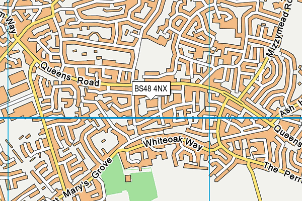 BS48 4NX map - OS VectorMap District (Ordnance Survey)