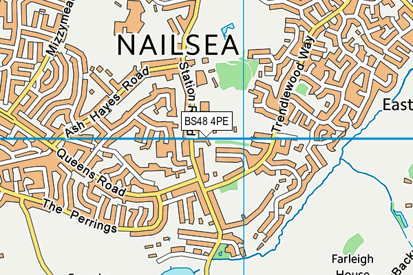 BS48 4PE map - OS VectorMap District (Ordnance Survey)