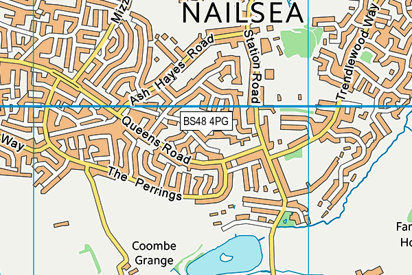 BS48 4PG map - OS VectorMap District (Ordnance Survey)