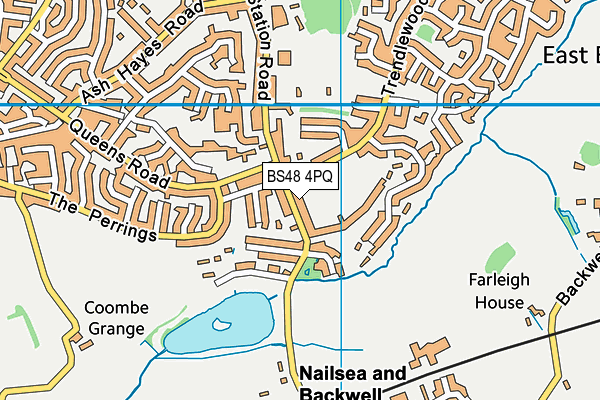 BS48 4PQ map - OS VectorMap District (Ordnance Survey)