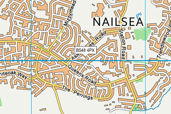 BS48 4PX map - OS VectorMap District (Ordnance Survey)