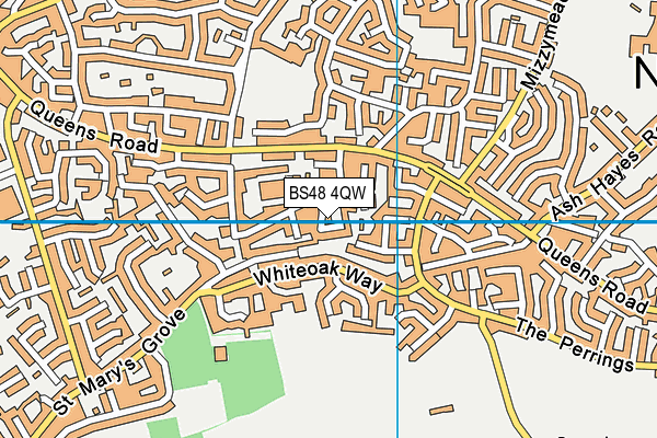 BS48 4QW map - OS VectorMap District (Ordnance Survey)
