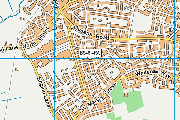 BS48 4RA map - OS VectorMap District (Ordnance Survey)