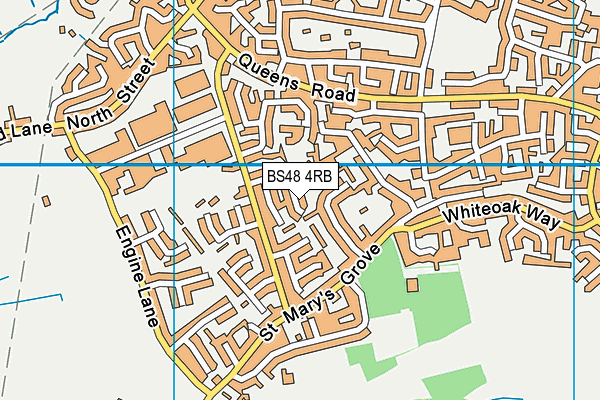 BS48 4RB map - OS VectorMap District (Ordnance Survey)