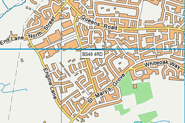 BS48 4RD map - OS VectorMap District (Ordnance Survey)