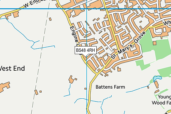 BS48 4RH map - OS VectorMap District (Ordnance Survey)