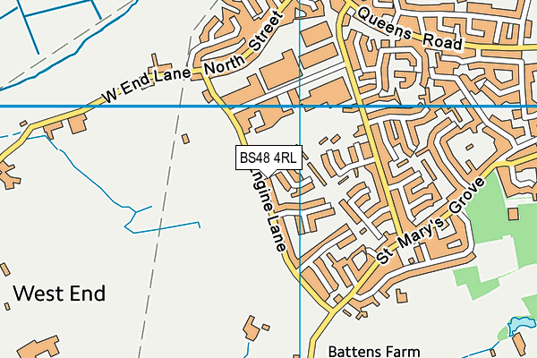 BS48 4RL map - OS VectorMap District (Ordnance Survey)
