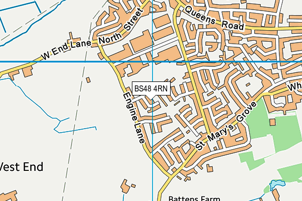 BS48 4RN map - OS VectorMap District (Ordnance Survey)