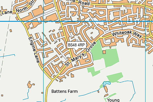 BS48 4RP map - OS VectorMap District (Ordnance Survey)