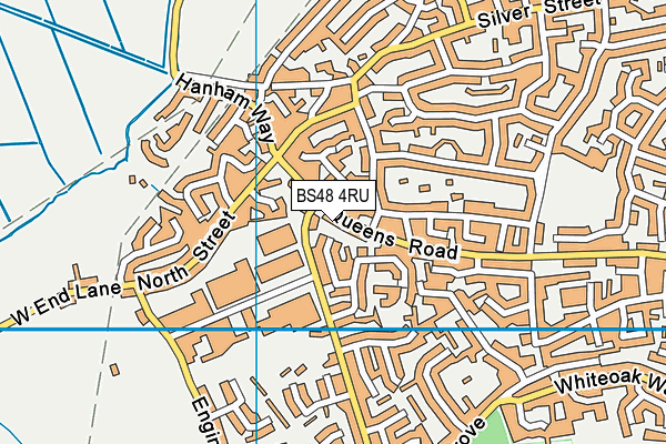 BS48 4RU map - OS VectorMap District (Ordnance Survey)
