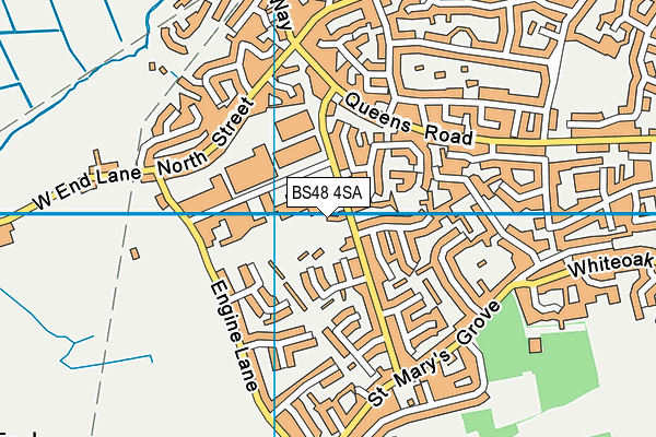 BS48 4SA map - OS VectorMap District (Ordnance Survey)