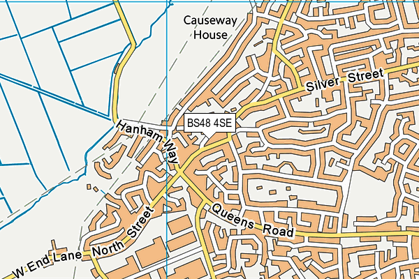 BS48 4SE map - OS VectorMap District (Ordnance Survey)