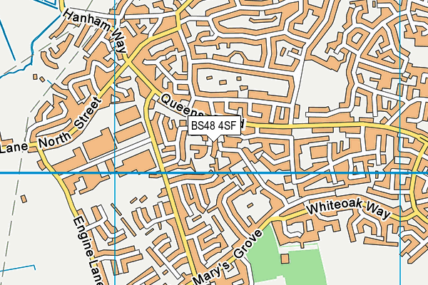 BS48 4SF map - OS VectorMap District (Ordnance Survey)
