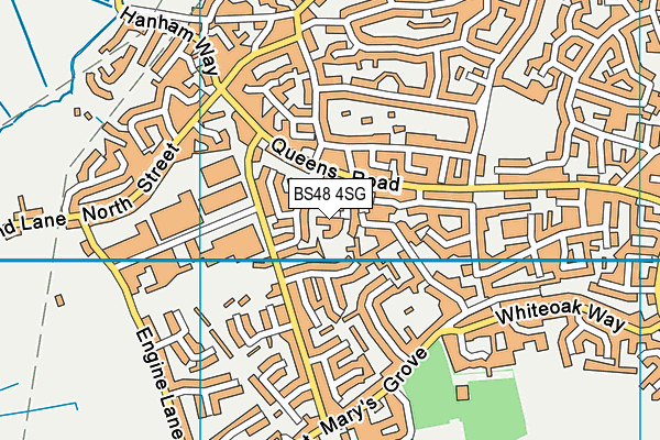 BS48 4SG map - OS VectorMap District (Ordnance Survey)