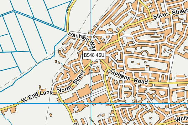 BS48 4SU map - OS VectorMap District (Ordnance Survey)