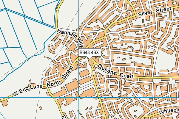 BS48 4SX map - OS VectorMap District (Ordnance Survey)