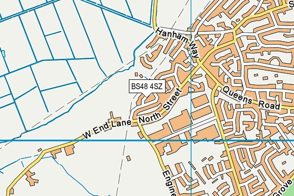 BS48 4SZ map - OS VectorMap District (Ordnance Survey)