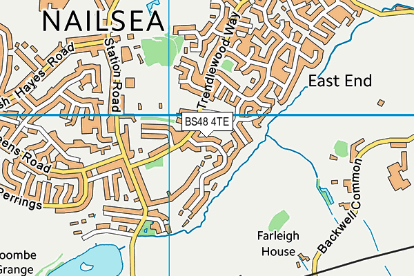 BS48 4TE map - OS VectorMap District (Ordnance Survey)