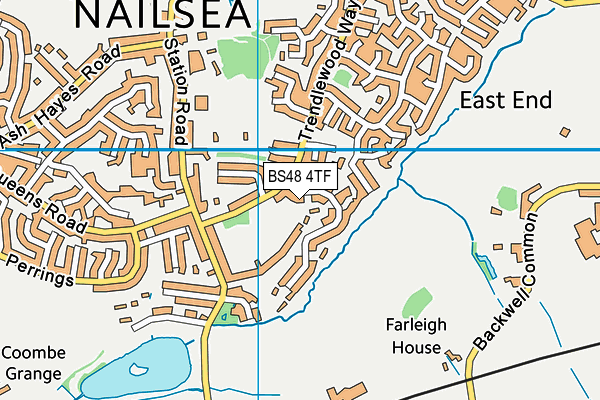 BS48 4TF map - OS VectorMap District (Ordnance Survey)