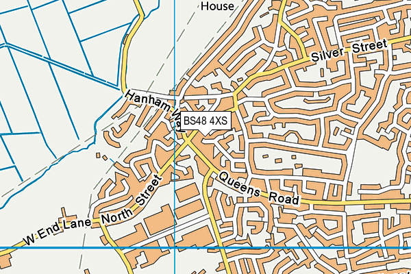 BS48 4XS map - OS VectorMap District (Ordnance Survey)