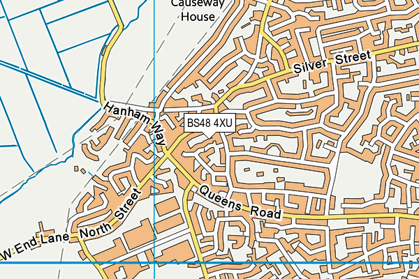 BS48 4XU map - OS VectorMap District (Ordnance Survey)