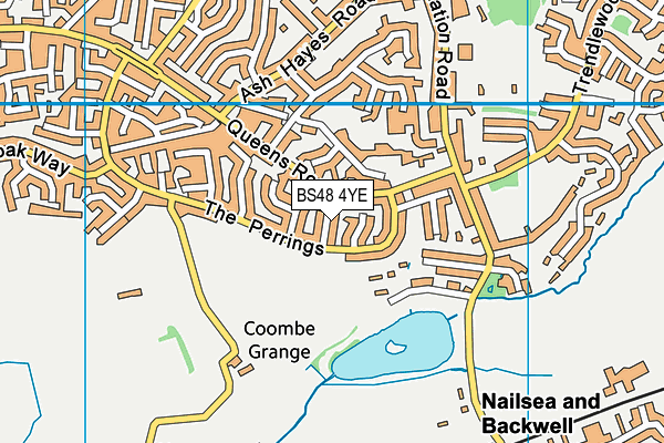 BS48 4YE map - OS VectorMap District (Ordnance Survey)