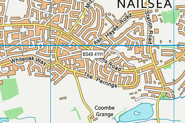 BS48 4YH map - OS VectorMap District (Ordnance Survey)