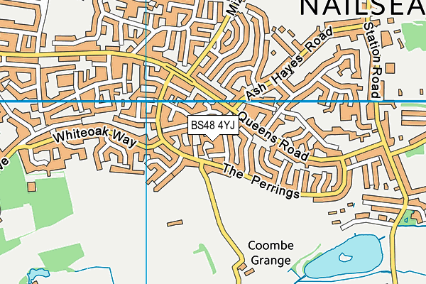 BS48 4YJ map - OS VectorMap District (Ordnance Survey)