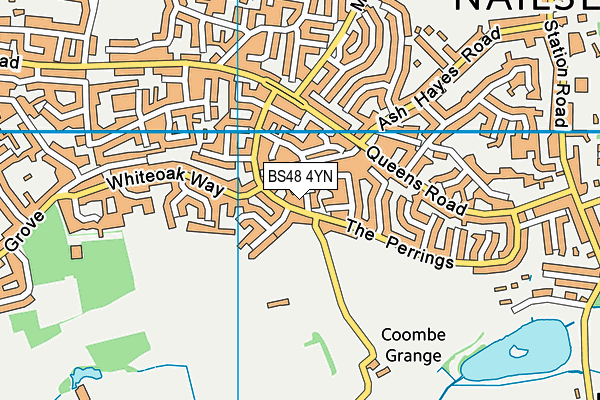 BS48 4YN map - OS VectorMap District (Ordnance Survey)