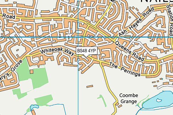 BS48 4YP map - OS VectorMap District (Ordnance Survey)