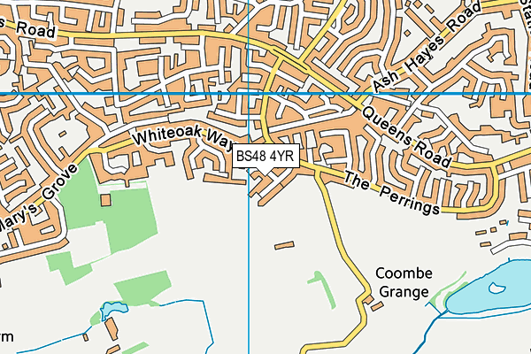 BS48 4YR map - OS VectorMap District (Ordnance Survey)