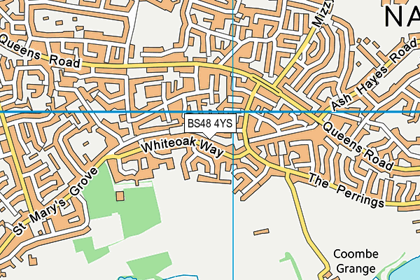 BS48 4YS map - OS VectorMap District (Ordnance Survey)