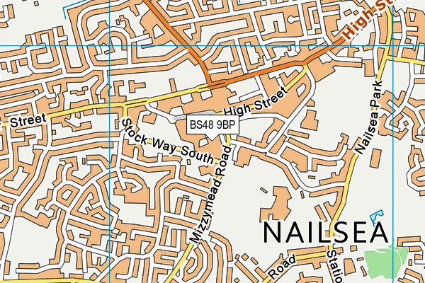 BS48 9BP map - OS VectorMap District (Ordnance Survey)