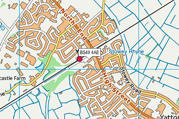 BS49 4AE map - OS VectorMap District (Ordnance Survey)