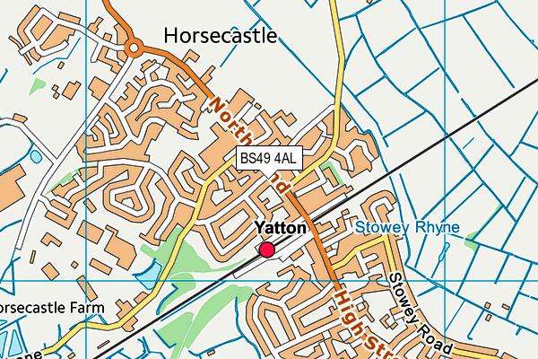 BS49 4AL map - OS VectorMap District (Ordnance Survey)