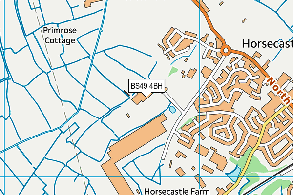 BS49 4BH map - OS VectorMap District (Ordnance Survey)