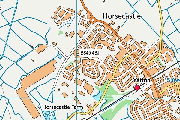 BS49 4BJ map - OS VectorMap District (Ordnance Survey)